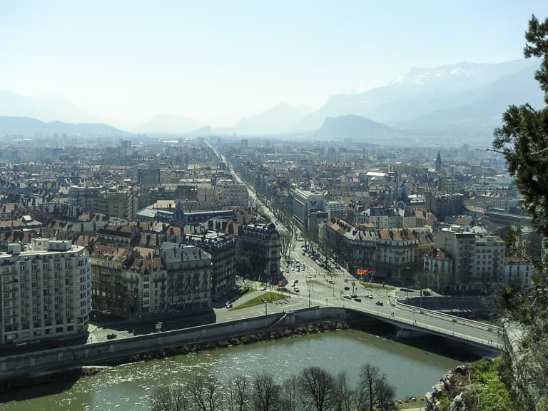 View of the Grenbole (France) from above