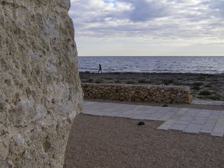 Rocky coast of Salento in Puglia