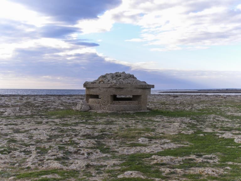 Remains of the fortifications of the times of the wars