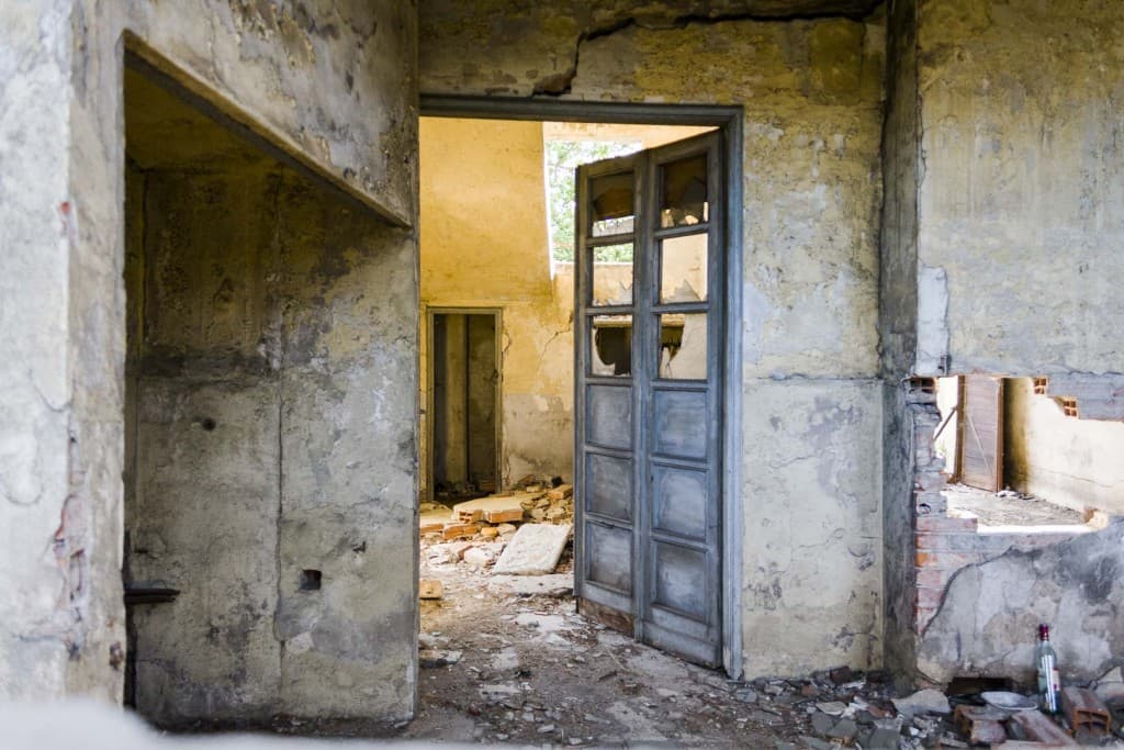 Opened Door at Garis – Abandoned Brakes Factory – Nichelino, Italy