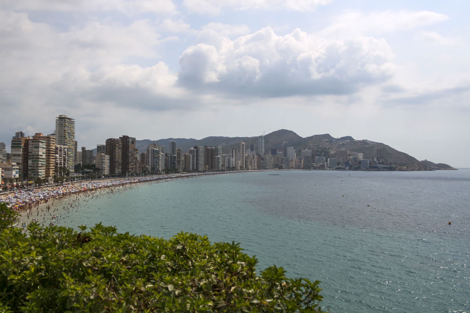 Benidorm (Alicante) – Spain, Main Beach and City Skyline