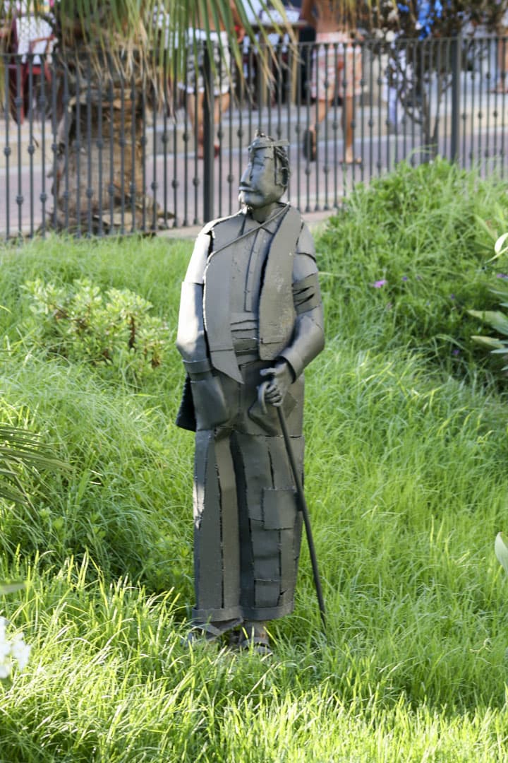 Benidorm (Alicante) – Spain, Man with Stick Sculpture in the Park