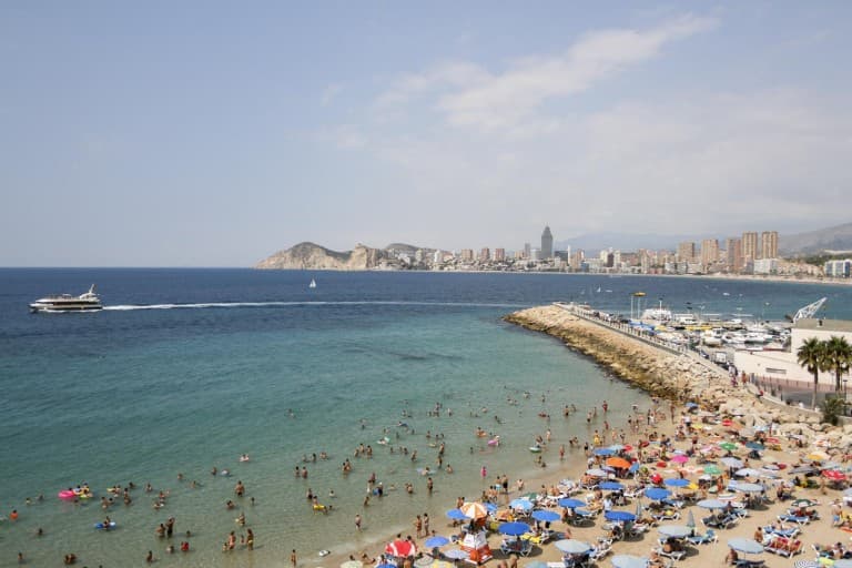 Benidorm (Alicante) – Spain, Small Beach and Sea