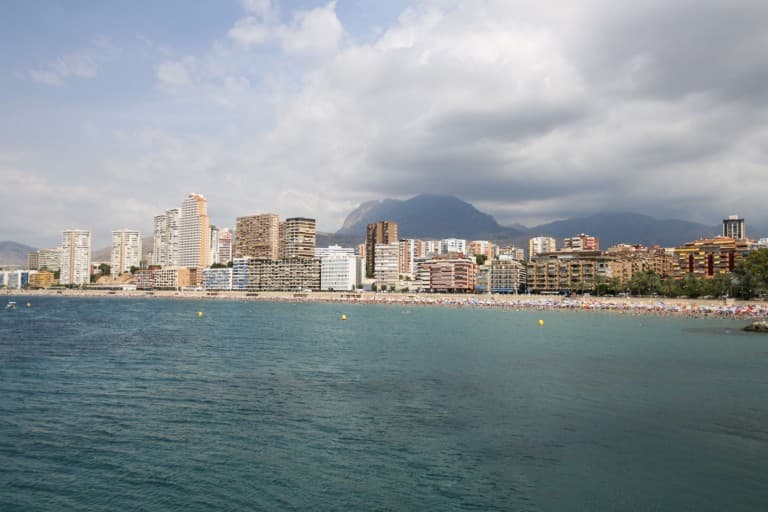 Benidorm (Alicante) – Spain, View from the Sea