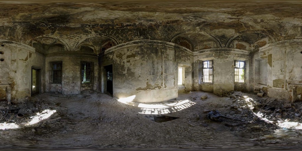 360° Panorama of the Abandoned “Maggiordomo” Villa – Grugliasco, Italy