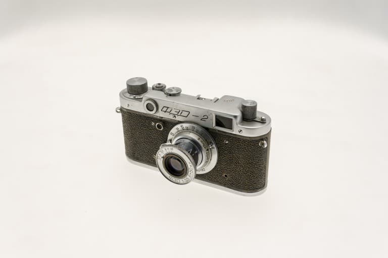 FED 2 (ФЭД) Soviet 35mm Rangefinder Film Camera Front View