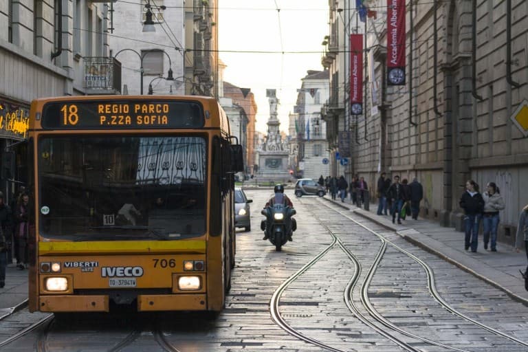 Bus N° 18 Via Accademia Albertina – Turin, Italy